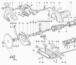 Metabo 620012 KS 54 SP / KS Euro spare parts
