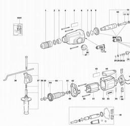 Metabo 620015 BHE 22 SP / BHE Euro spare parts