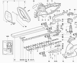 Metabo 620016 HS 45 spare parts