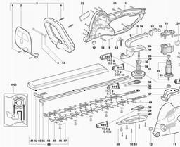 Metabo 620017 HS 55 spare parts