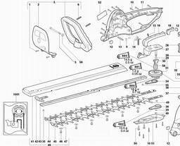 Metabo 620018 HS 65 spare parts