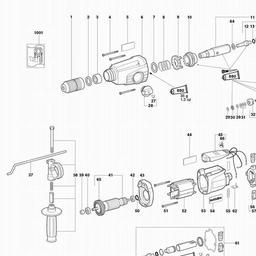 Metabo 620022 KHE Partner Edition spare parts