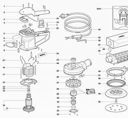 Metabo 620027 SX E Partner Edition spare parts