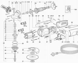 Metabo 620036 WQ 1400 spare parts