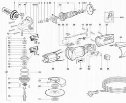 Metabo 620035 WQ 1000 spare parts