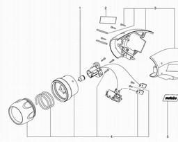 Metabo 627000 Power Grip Flashlight spare parts