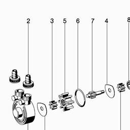 Metabo 627640 Pump attachment spare parts