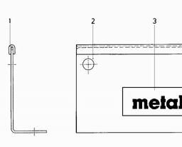 Metabo 631024 Supporting Angle spare parts