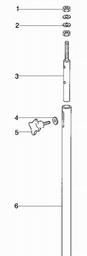 Metabo 631030 Vertically adj.support spare parts