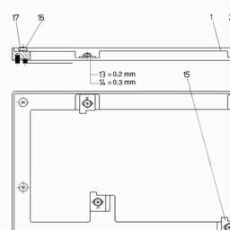 Metabo 631033 Sanding frame spare parts
