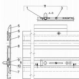 Metabo 631213 Guide rail 1500 mm spare parts