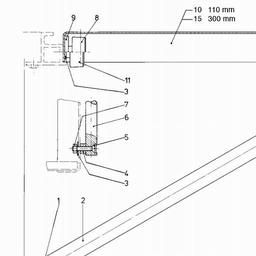 Metabo 631262 Table rear extension spare parts