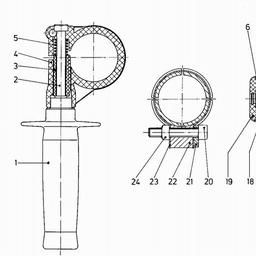 Metabo 631409 Chiselling attachment spare parts