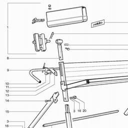 Metabo 631430 Saw-horse spare parts