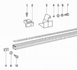 Metabo 631462 Pull-out end stop spare parts