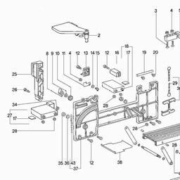 Metabo 631510 Surface planing and thicknessing devic spare parts