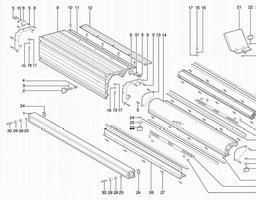 Metabo 631461 Travelling table spare parts