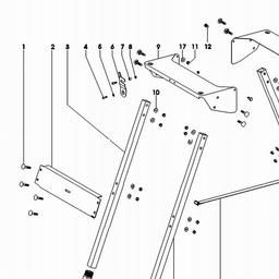 Metabo 631028 Stand, foldable spare parts