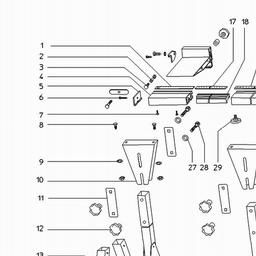 Metabo 631896 Table side extension spare parts