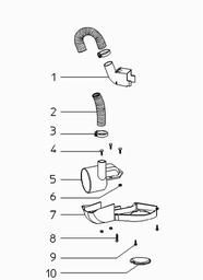 Metabo 631899 Extraction device spare parts