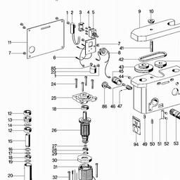 Metabo 642263 SCHNELLB.M.T6 EL.H spare parts