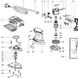 Metabo FMS 200 Intec spare parts
