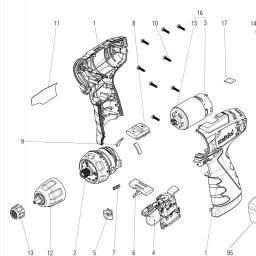 Metabo PowerMaxx BS spare parts