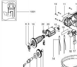 Metabo BE 10 spare parts
