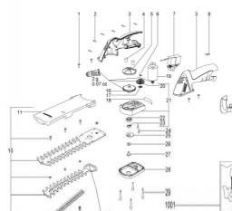 Metabo PowerTrimmer spare parts