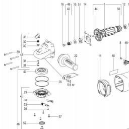 Metabo WX 17-150 spare parts
