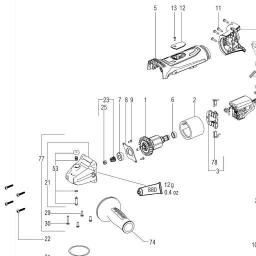 Metabo W 18 LTX 125 Inox spare parts