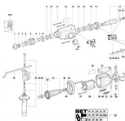 Metabo KHE 24 SP spare parts