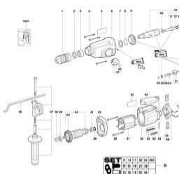 Metabo BHE 24 spare parts