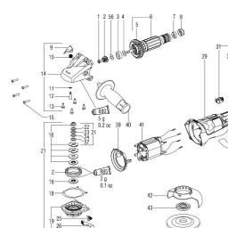 Metabo W 8-100 spare parts
