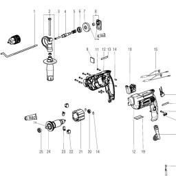 Metabo B 650 spare parts