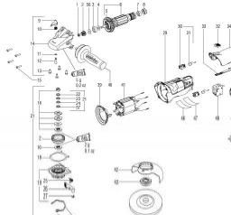Metabo W 8-115 Quick spare parts