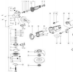 Metabo W 11-125 Quick spare parts