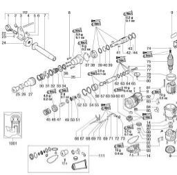 Metabo KHE 75 spare parts