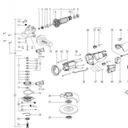 Metabo WE 14-125 Plus spare parts