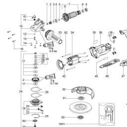 Metabo WEP14-125 QuickProtect spare parts