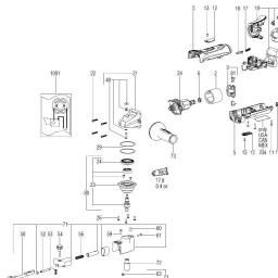 Metabo BF 18 LTX 90 spare parts