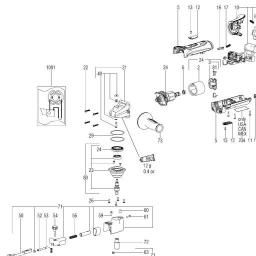 Metabo BF 18 LTX 90 spare parts