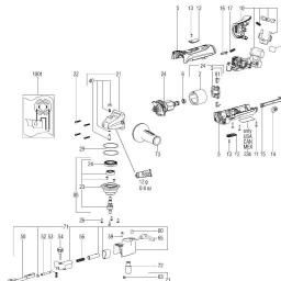 Metabo BF 18 LTX 90 spare parts