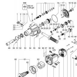 Metabo B 32/3 spare parts