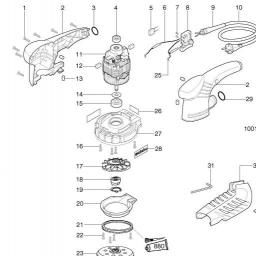Metabo SXE 325 Intec spare parts