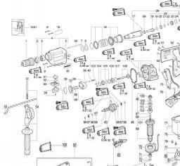 Metabo KHE 32 spare parts