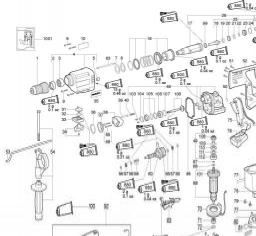 Metabo KHE 32 spare parts