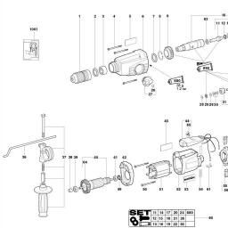 Metabo BHE 26 spare parts