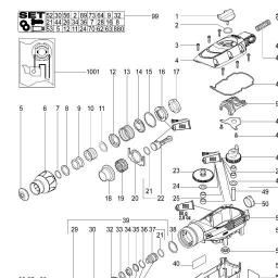 Metabo KHE 56 spare parts