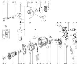 Metabo BE 500/6 spare parts